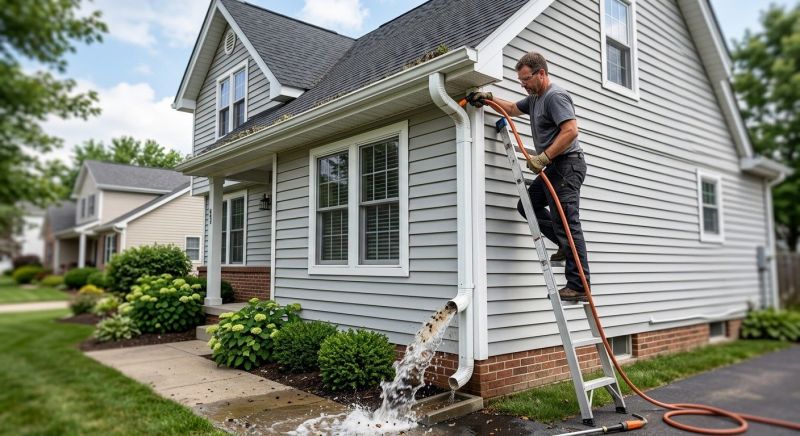 Downspout Blockage Removal in Boulder, CO