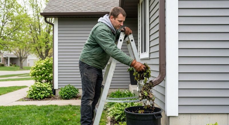 Downspout Cleaning in Rochester, NY