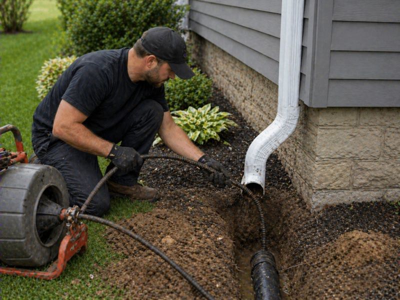 Downspout Cleaning in Fredericksburg, VA