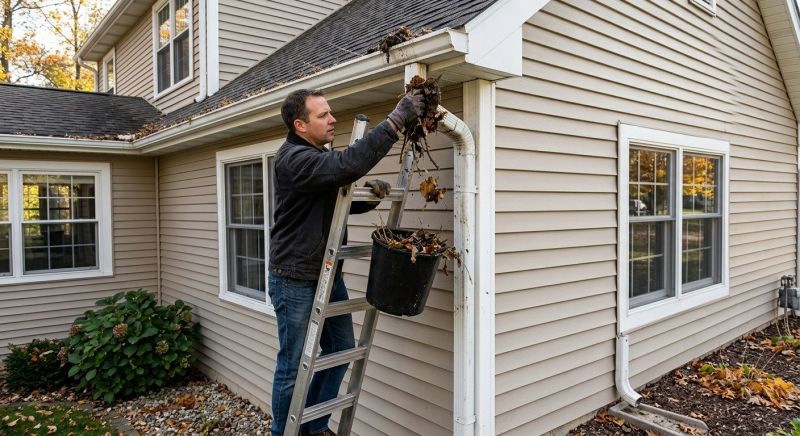 Gutter Blockage Removal in Rochester, NY