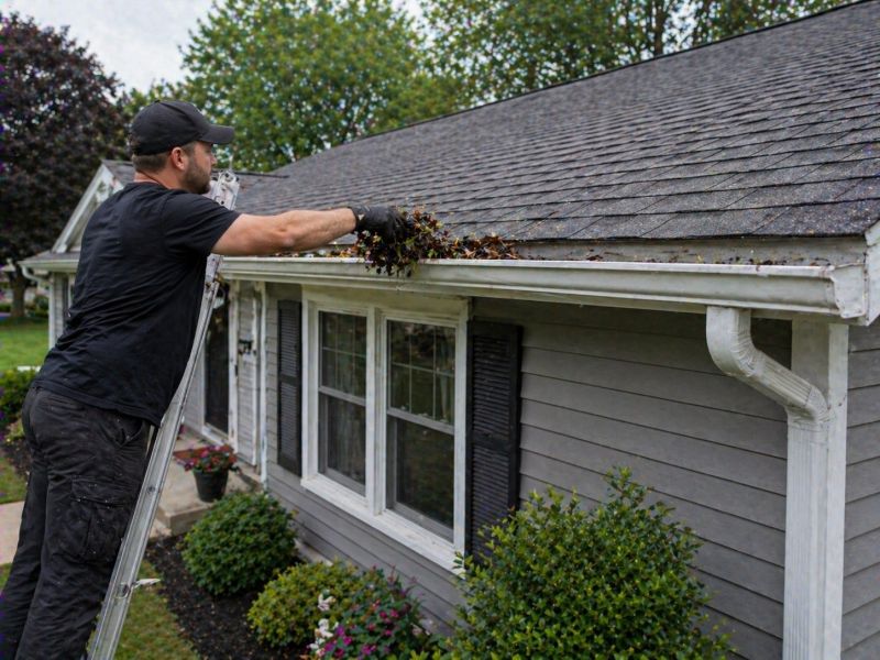 Gutter Downspout Unclogging in Longmont, CO
