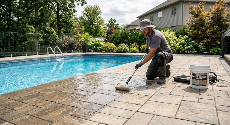 Porch Concrete Sealing in Puyallup, WA