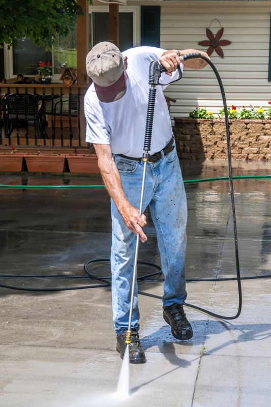 Professional Powerwashing in Action