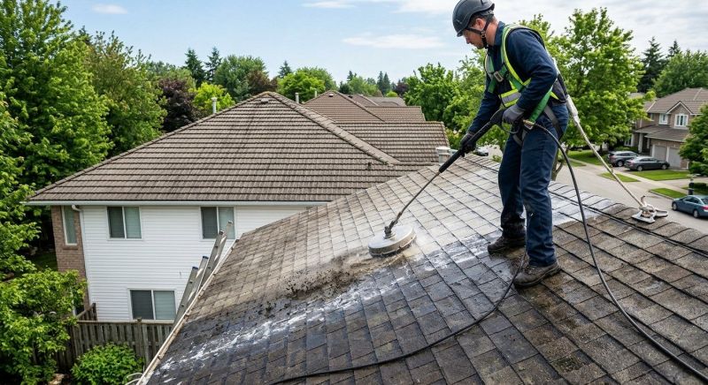 Shingle Roof Washing in Vancouver, WA