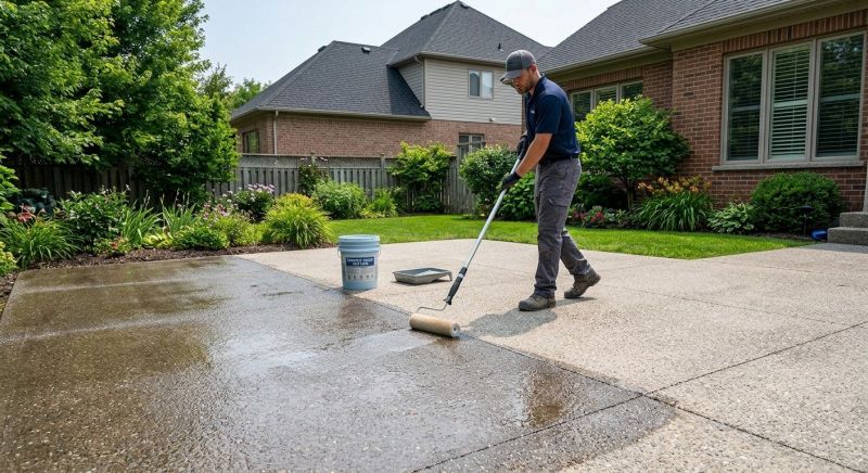 Stamped Concrete Sealing in Seattle, WA